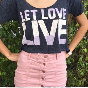 Cropped t-shirt American Eagle size XS